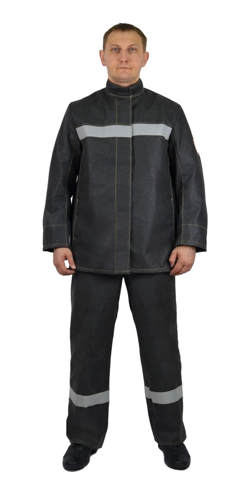 Костюм сварщика «ЦЕРБЕР» комбинированный (хлопок + арамид /панокс с силиконовым покрытием), КС-07