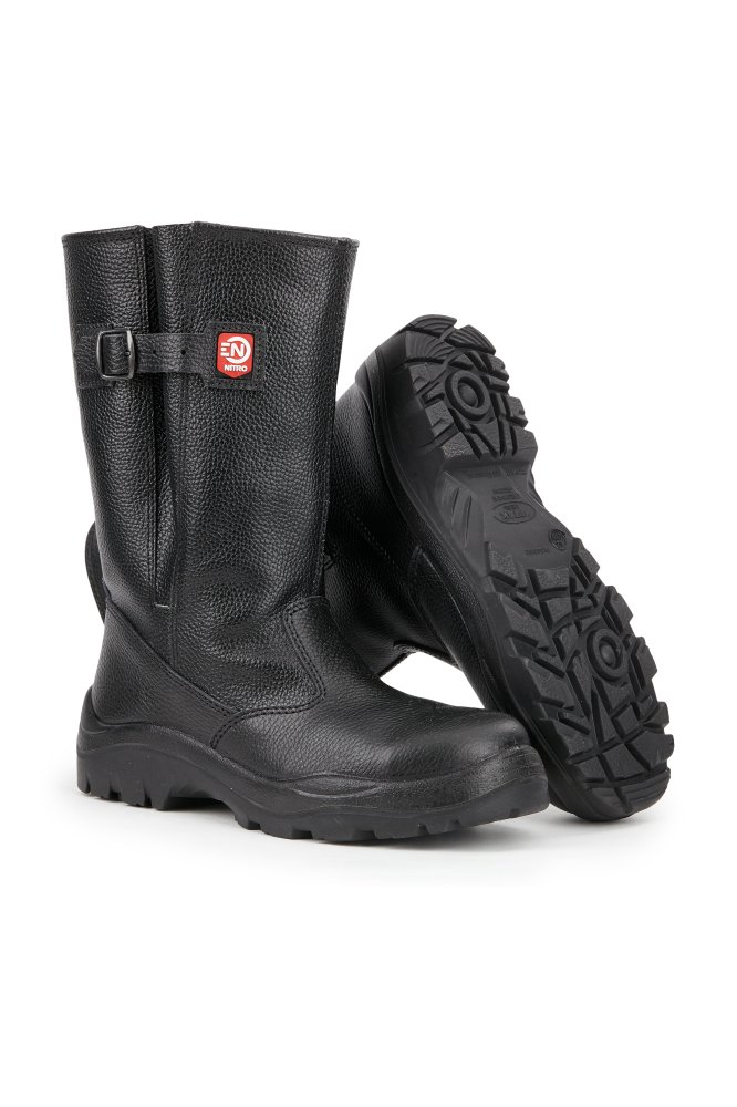 Сапоги рабочие летние/демисезонные "Нитро" с КП цвет черный