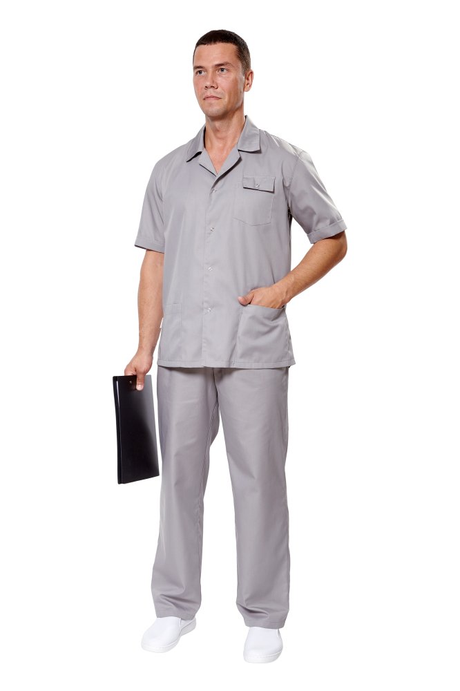 Куртка мужская "Крокус 2" цвет серый