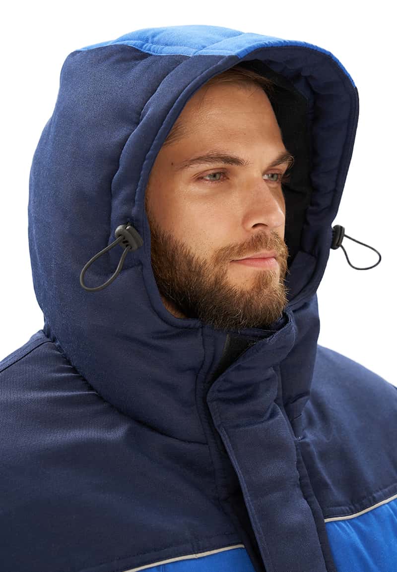 Костюм зимний "ВЕКТОР-УЛЬТРА" куртка/полукомб, цвет: т.синий