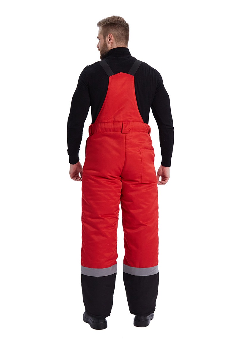 Костюм зимний "ЗИМНИК" куртка/брюки, цвет: красный/черный