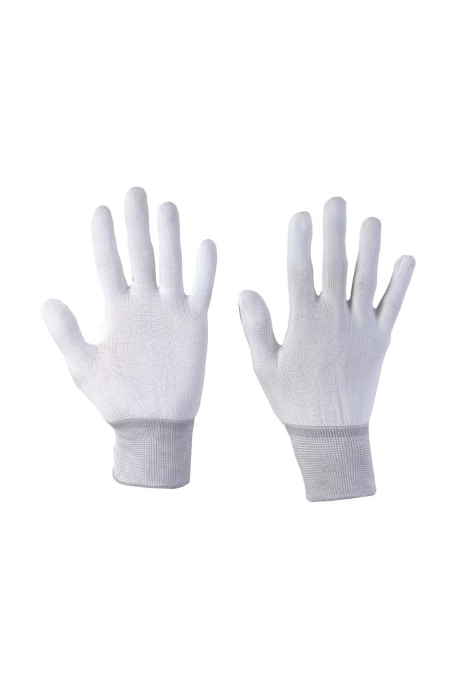 Перчатки тонкие рабочие "Джонка" из полиэфира для тонких работ