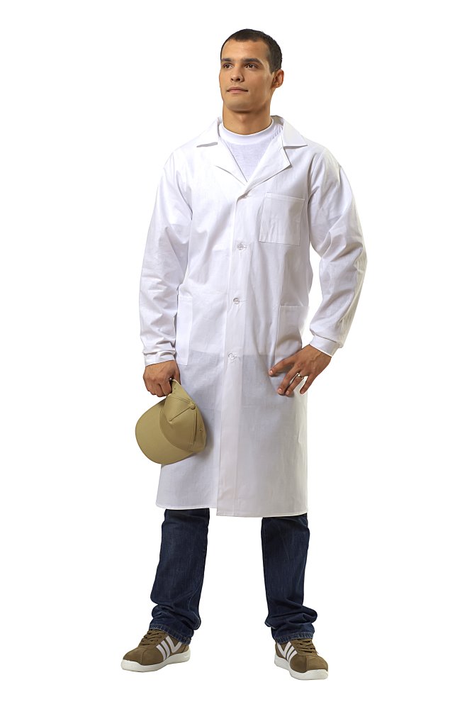 Халат рабочий цвет белый