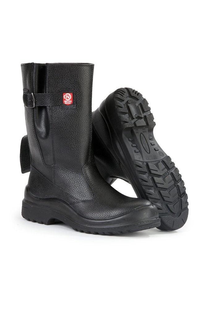 Сапоги рабочие летние/демисезонные "Нитро МАКС" с КП КЩС цвет черный