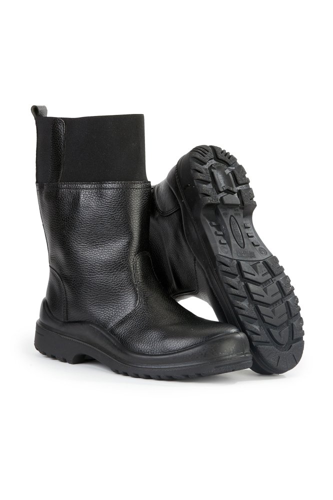 Сапоги рабочие летние/демисезонные "Нитро МАКС" с КП КЩС для литейщика цвет черный