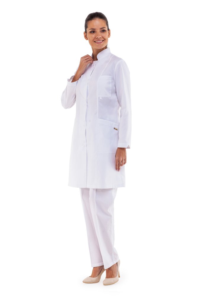 Халат женский "Ванда" цвет белый