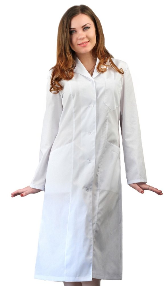 Халат женский "Символ" белый