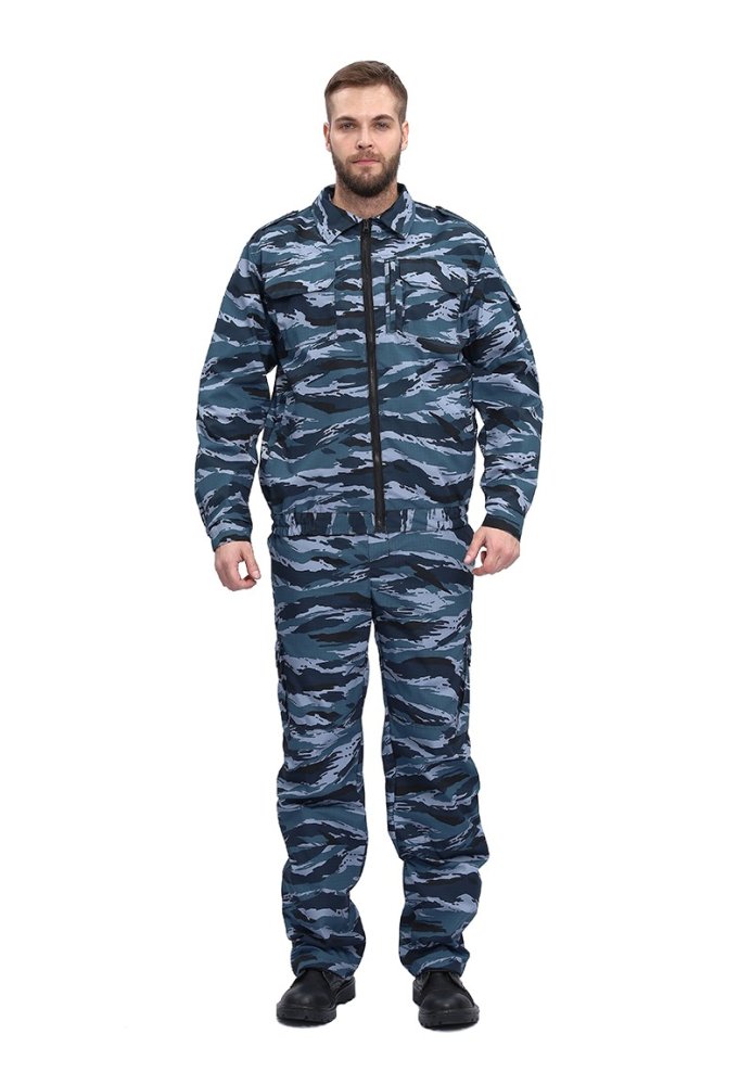 Костюм охранника мужской "Контрол" летний серый вихрь тк. РИП-СТОП