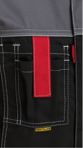 Костюм "Город" с полукомбинезоном (черный/т.серый)