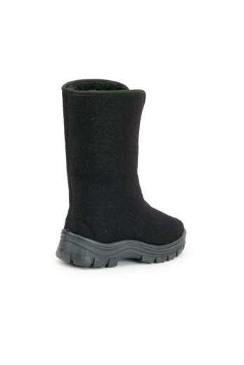 Сапоги женские зимние утепленные суконные цвет черный