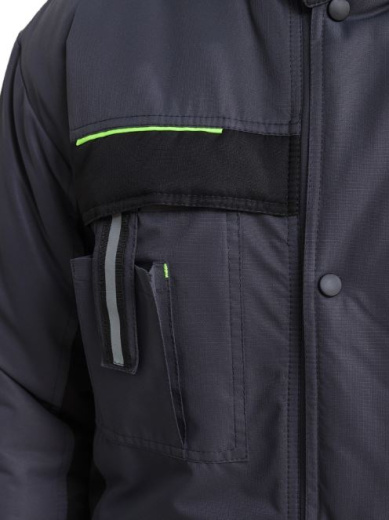 Костюм "ZinDER MEMBRANE" утепленный (т.сер./черн./лайм)