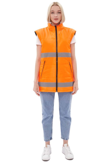 Жилет утепленный "Nordwig-Rapid" ОРАНЖЕВЫЙ с СОП