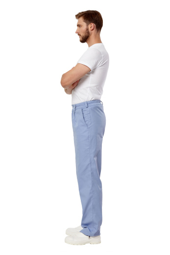 Брюки мужские "Крокус" цвет голубой