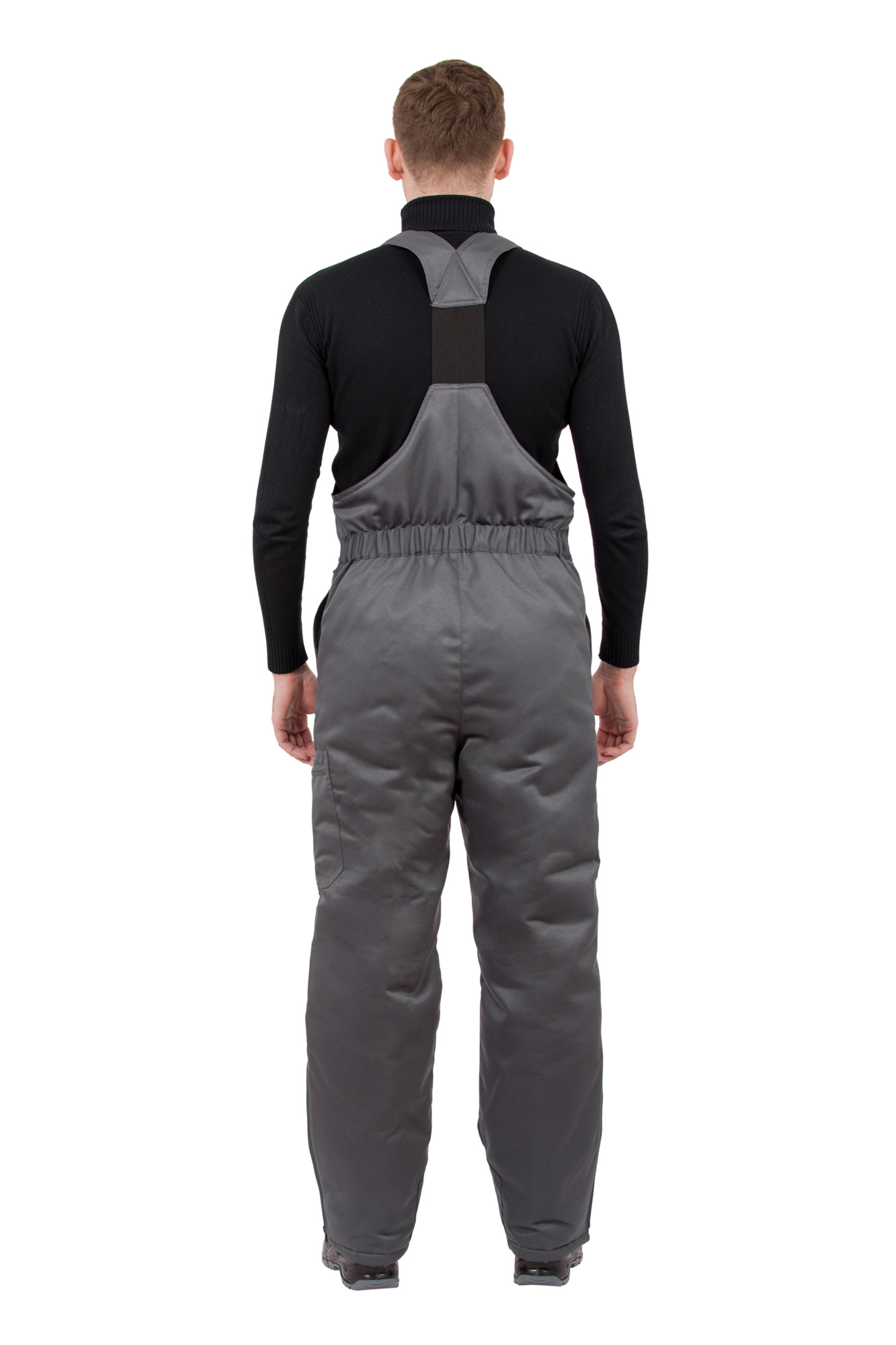 Полукомбинезон рабочий мужской зимний "Прим" цвет серый