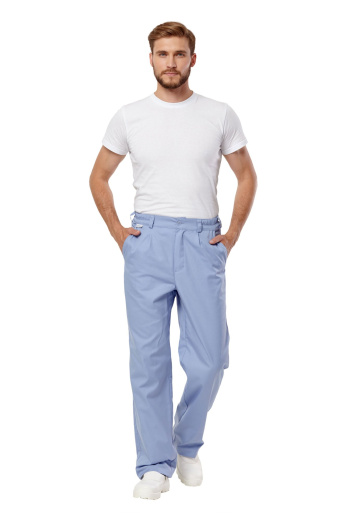 Брюки мужские "Крокус" цвет голубой