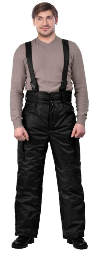 Черные мужские брюки охранника