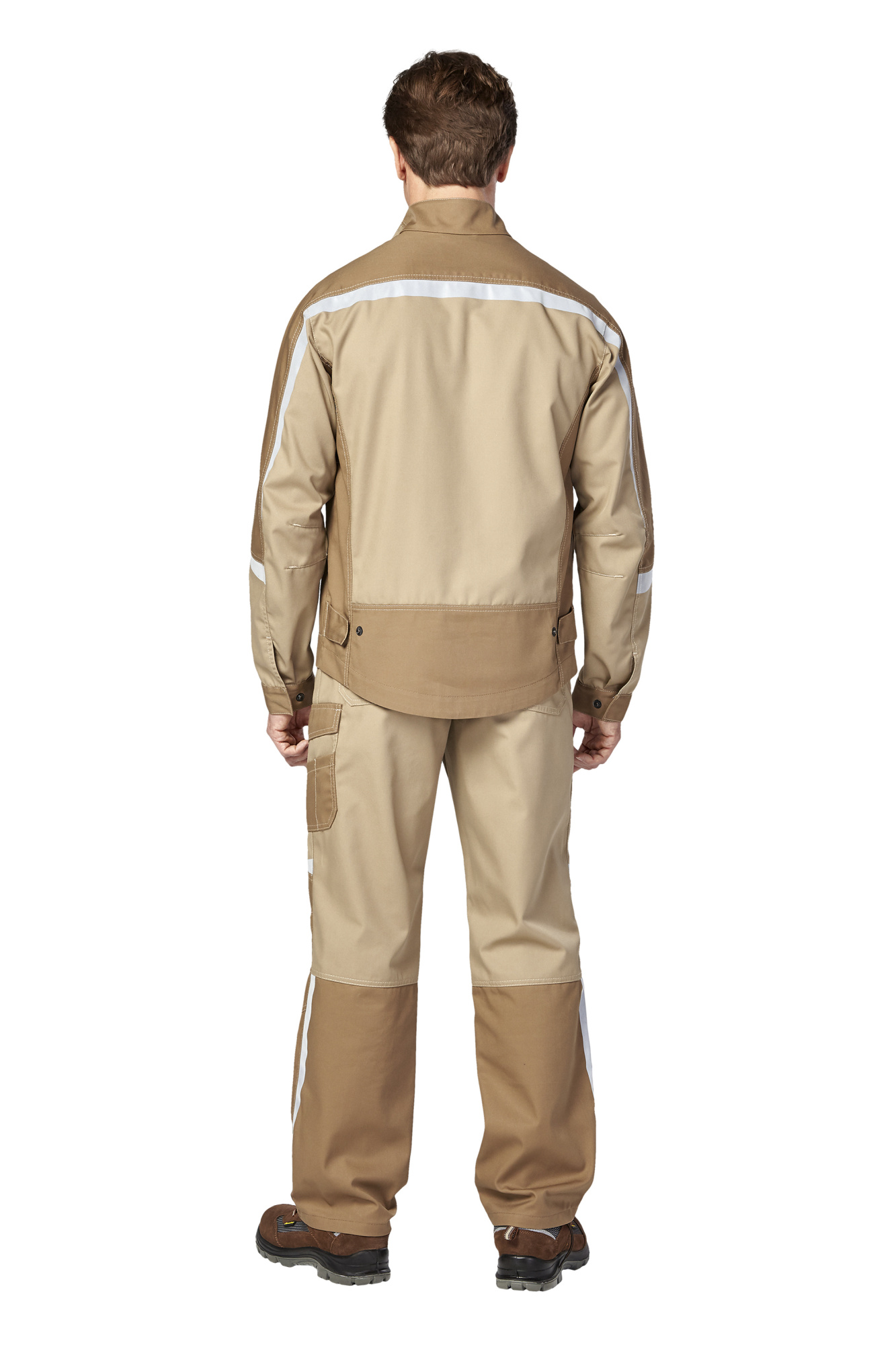 Костюм рабочий мужской летний "Финикс" цвет бежевый/темно-бежевый
