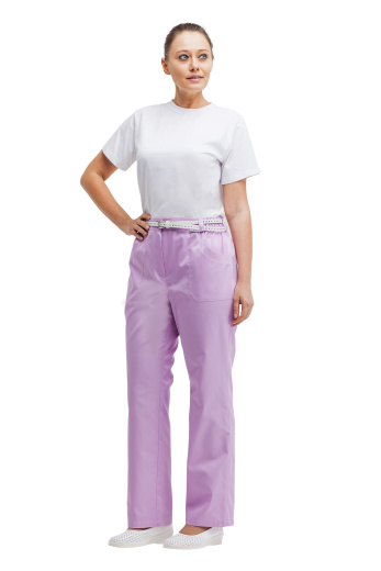 Брюки женские "Юкка" цвет розовый