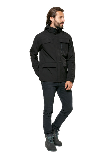 Куртка рабочая мужская демисезонная "Forest-Black" цвет черный
