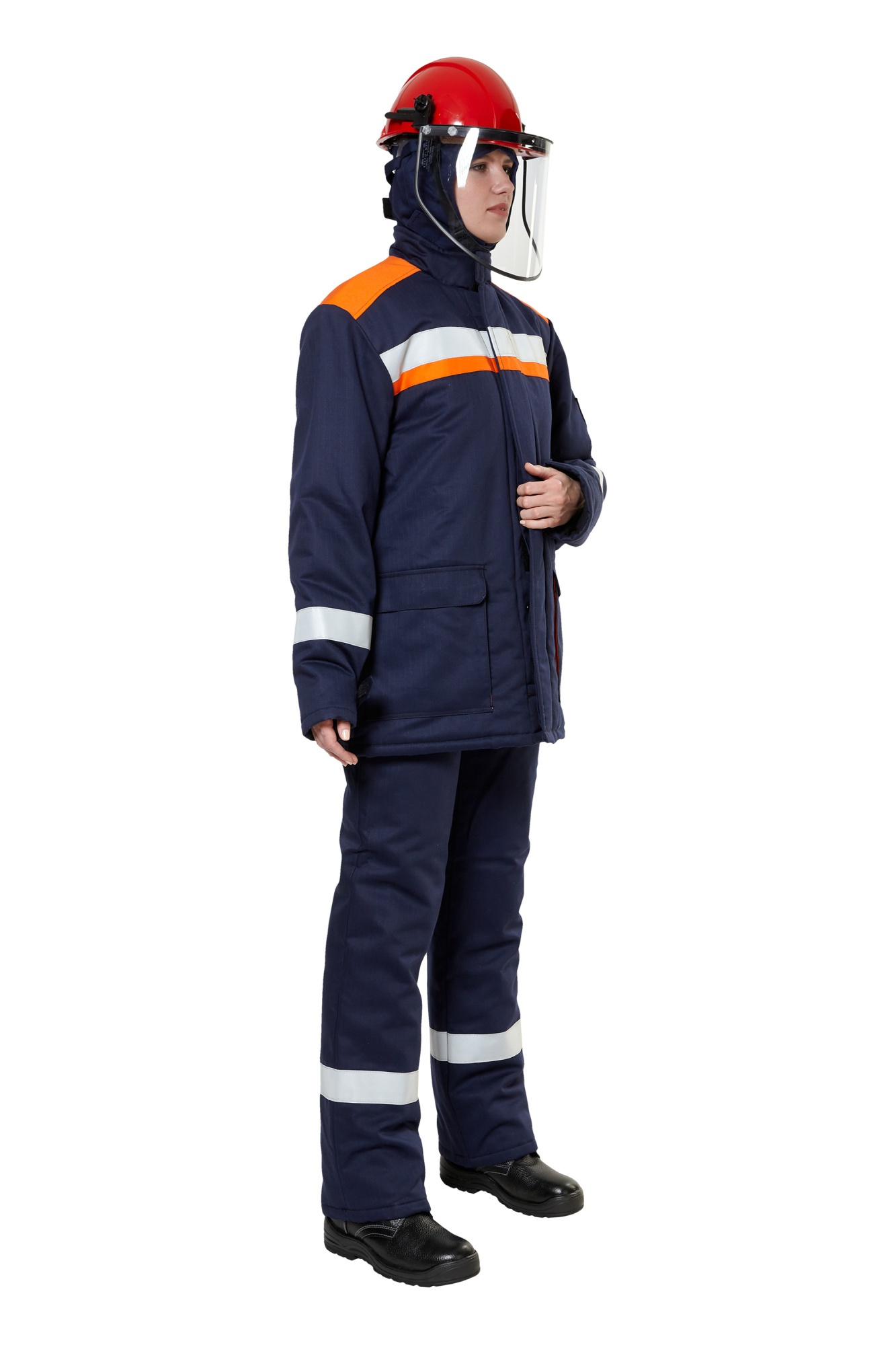 Костюм зимний женский рабочий защитный от электродуги СП08-З/V-2