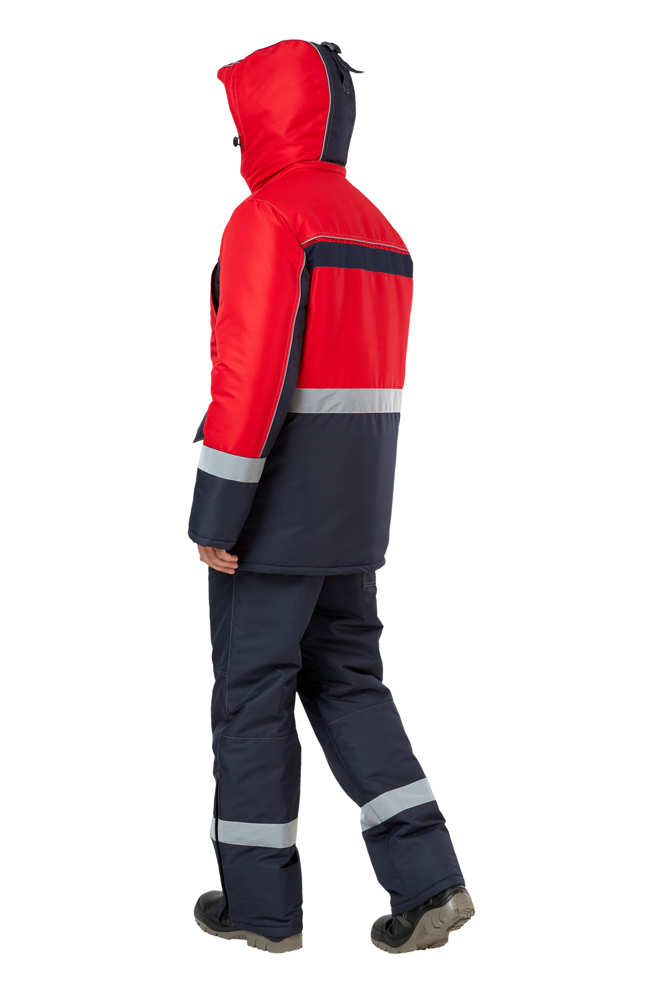 Куртка рабочая мужская зимняя "Сунтар" цвет темно-синий/красный