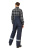 Костюм рабочий женский зимний "Сунтар" цвет темно-синий/василек