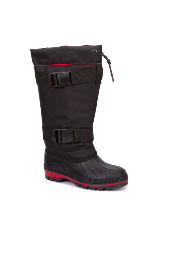 Сапоги мужские зимние утепленные "Nordman New Red" с шипами цвет черный