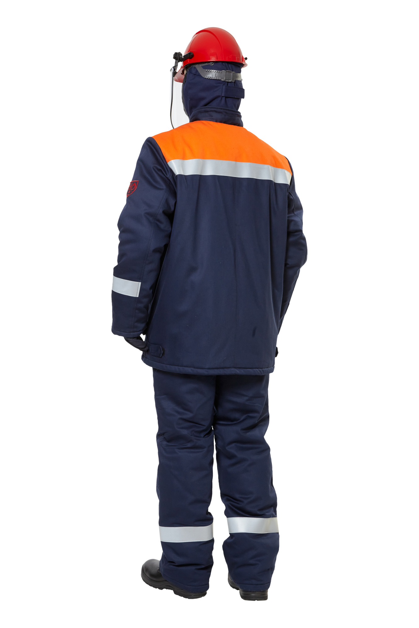 Костюм защитный от электродуги зимний "СП08-З/V-2" цвет оранжевый/синий