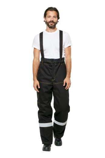 Костюм сварщика мужской зимний "Файмер 2" цвет черный/желтый