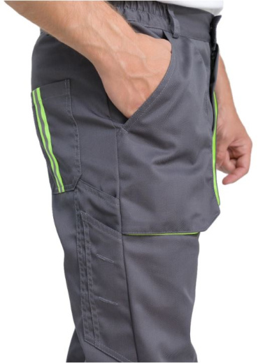 Костюм "Оптима NEO" (т.сер/черн/лайм)