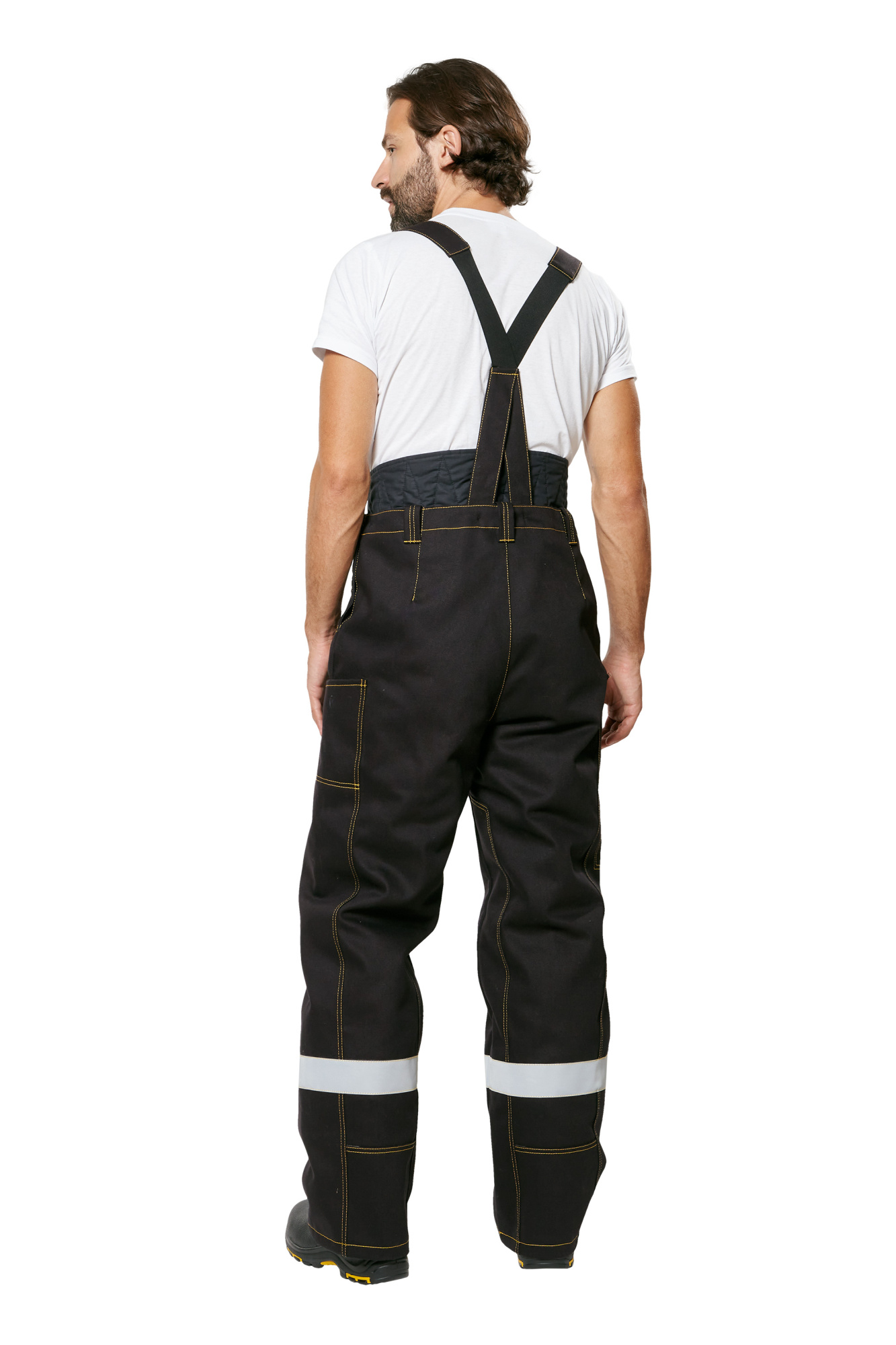 Костюм сварщика мужской зимний "Файмер 2" цвет черный/желтый