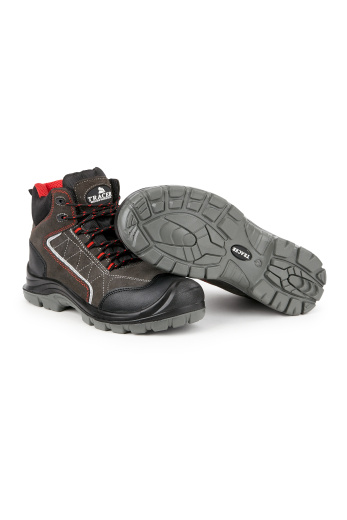 Ботинки рабочие летние/демисезонные "Трейсер-Актив" с КП цвет серый