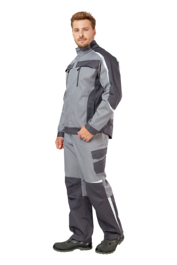 Костюм рабочий мужской летний "Финикс" цвет серый/темно-серый