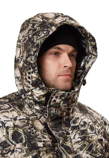 Костюм зимний "СКАНДИН" куртка/полукомб. цвет: кмф Питон, ткань: Алова