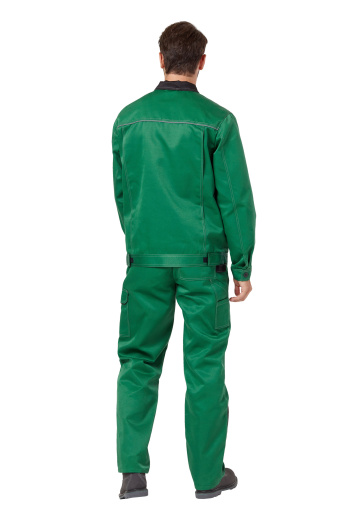 Костюм рабочий мужской летний "Страйк 2" цвет зеленый/черный