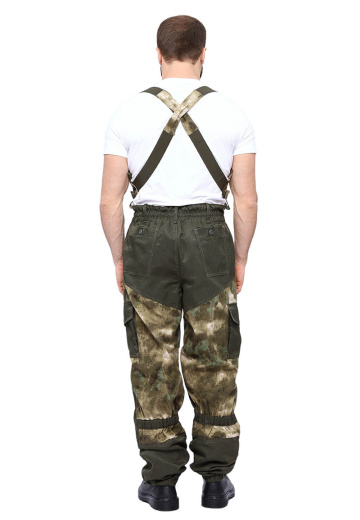 Костюм демисезонный "ГОРКА" куртка/брюки, цвет: кмф "Облака зеленый ", ткань: Твил рип-стоп/Грета