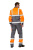 Костюм сигнальный рабочий мужской летний "Илион" цвет оранжевый/темно-серый