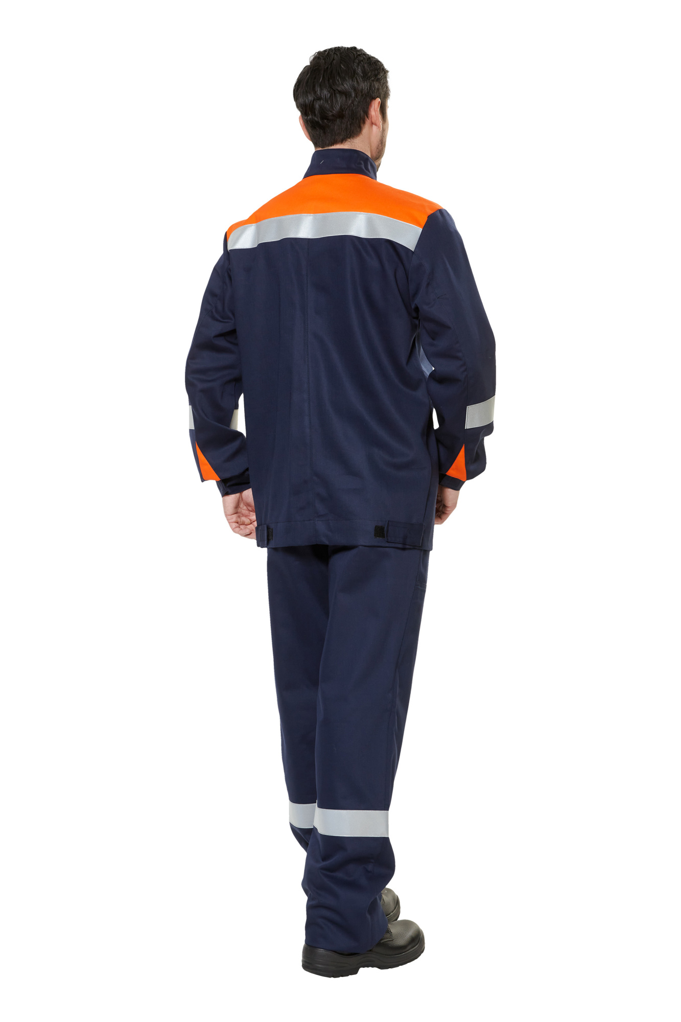 Костюм защитный от электродуги летний/демисезонный "СП03-ЛV" цвет синий/оранжевый