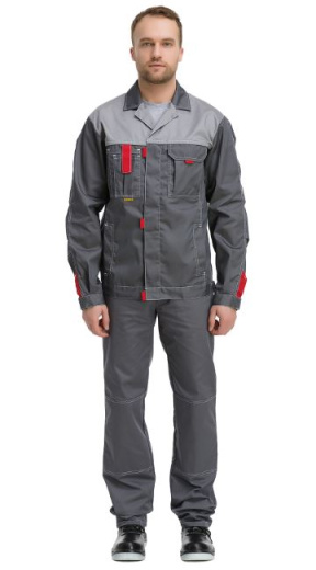 Куртка "Сити-Мастер", т.сер/св.сер