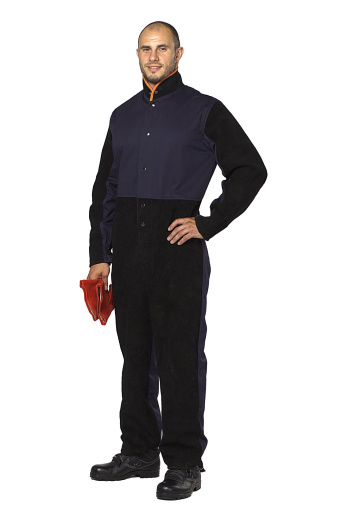 Комбинезон рабочий "Пескоструйщик" цвет черный