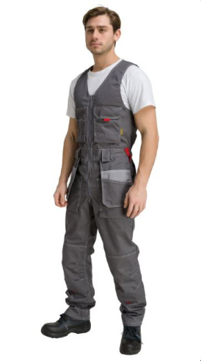 Полукомбинезон "Сити-Мастер" серый