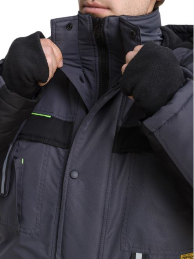 Костюм "ZinDER MEMBRANE" утепленный (т.сер./черн./лайм)