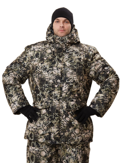 Костюм зимний "СКАНДИН" куртка/полукомб. цвет: кмф Питон, ткань: Алова