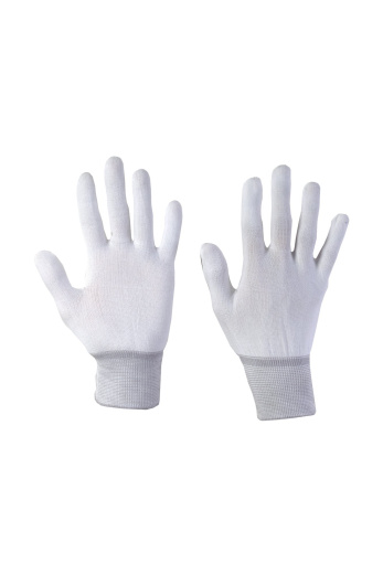 Перчатки тонкие рабочие "Джонка" из полиэфира для тонких работ