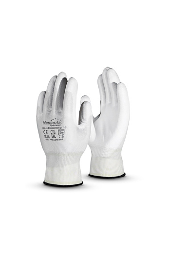 Перчатки рабочие "Микропол TPU-13" бесшовная основа из нейлона с полиуретановым покрытием