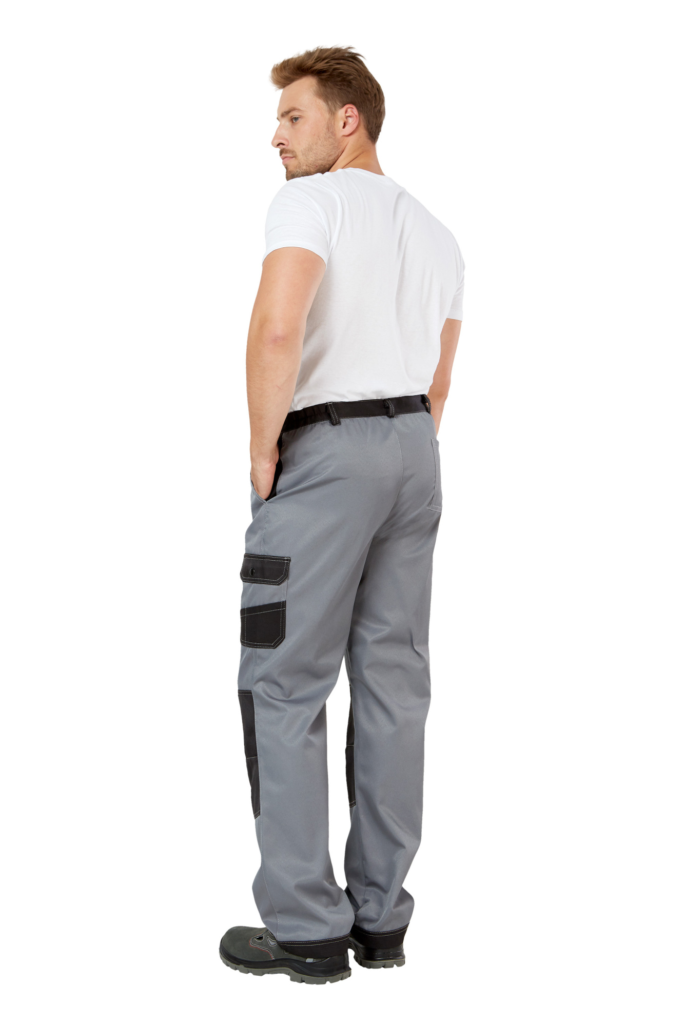 Костюм рабочий мужской летний "Умелец 1" цвет серый/черный