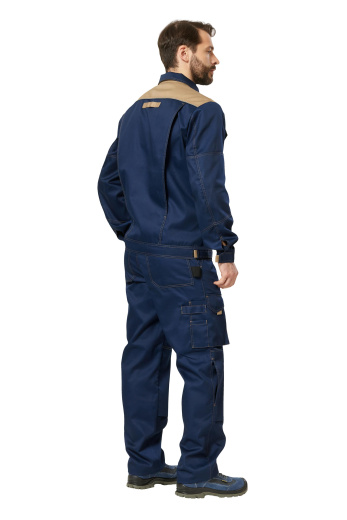 Куртка рабочая мужская летняя "Рольф 2" цвет темно-синий/бежевый