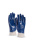 Перчатки рабочие "Техник РП TN-03" ХБ с акрилонитрилбутадиеновым покрытием цвет синий