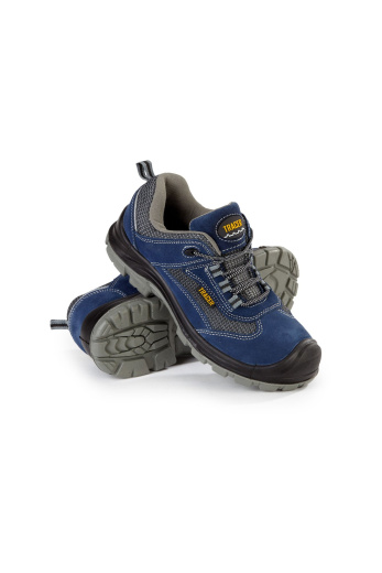 Полуботинки рабочие летние/демисезонные "Трейсер-Актив" с КП цвет синий/серый