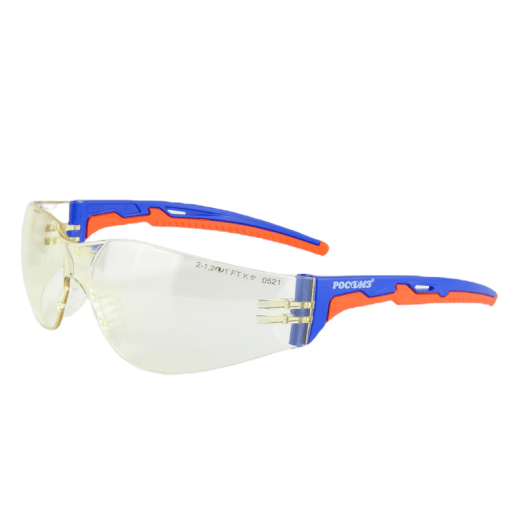 О15 HAMMER ACTIVЕ АЛМАЗ (2-1,2 PC) очки защитные открытые с мягким носоупором